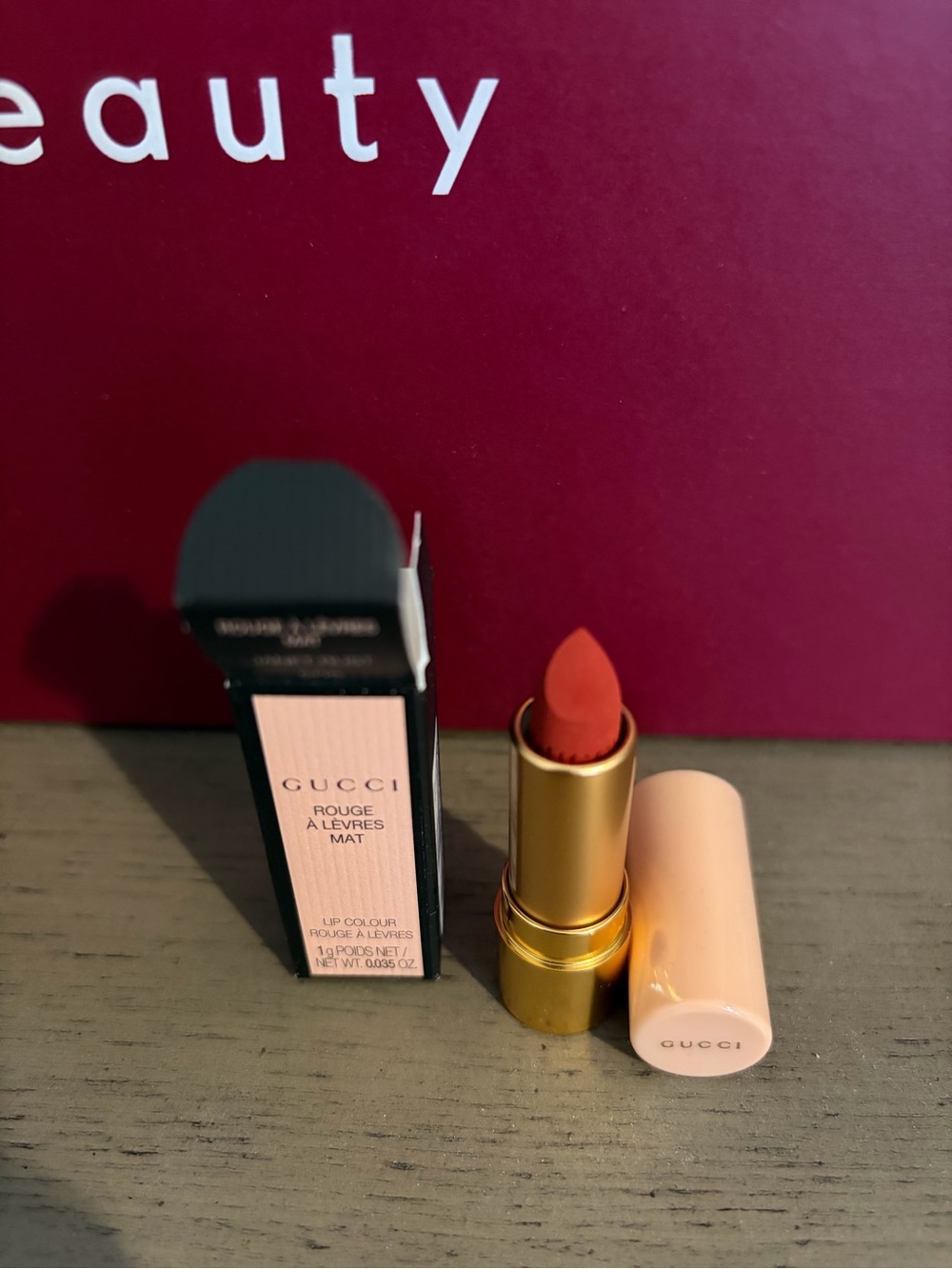 Gucci Rouge à Lèvres Mat Velvet Matte Lipstick -